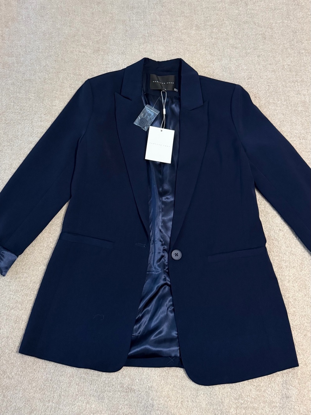 Endless Rose Single-Breasted Blazer